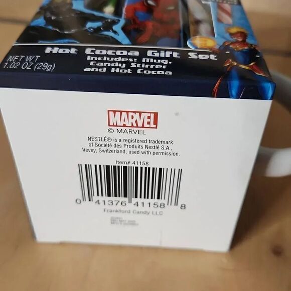 Marvel superhero gift set mug,cocoa,and stirrer - Picture 4 of 4